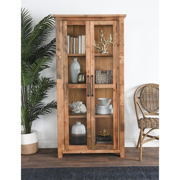 The Gray Barn Jan Mayen Display Cabinet Overstock 30542968