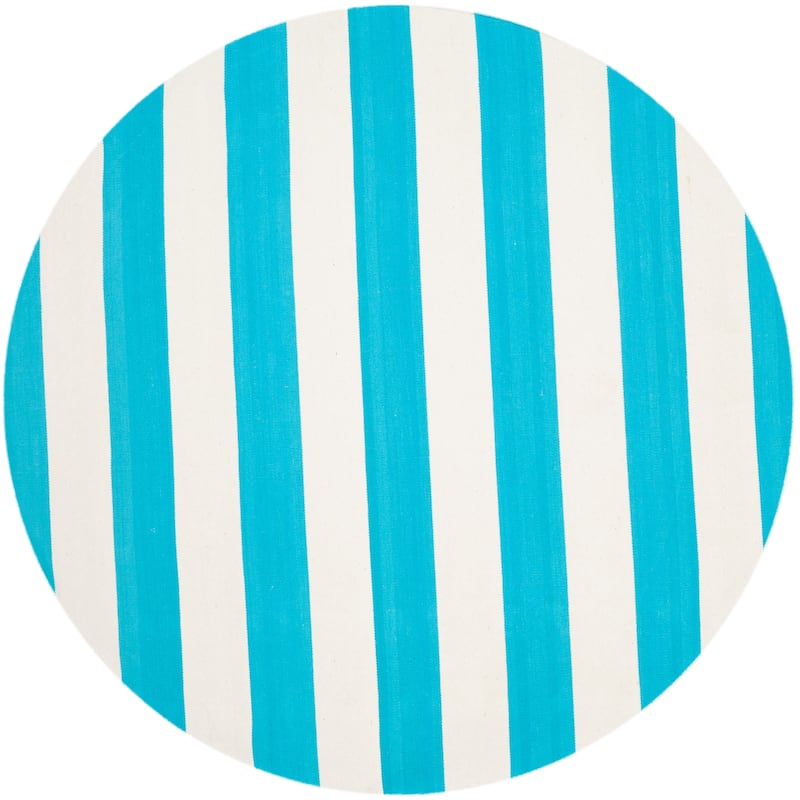 SAFAVIEH Handmade Montauk Geltrude Stripe Cotton Flatweave Rug