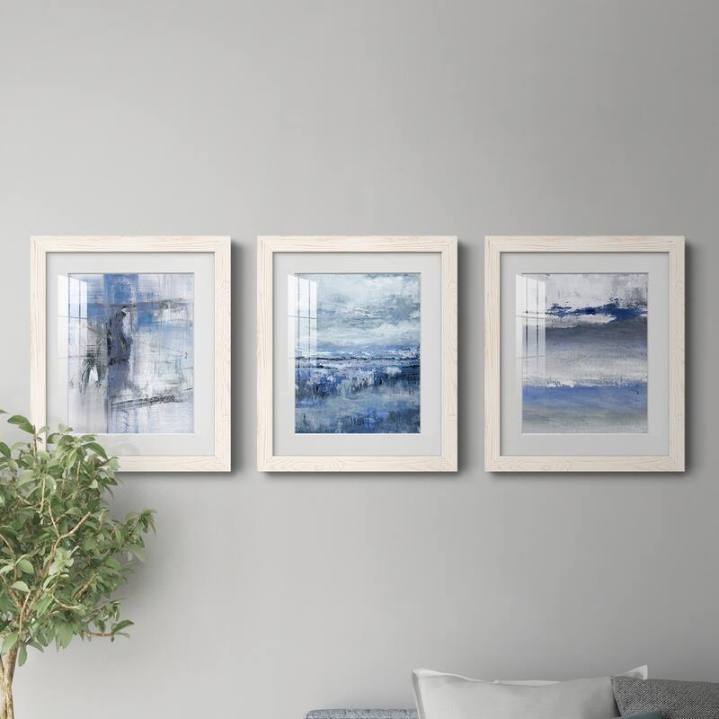 Soft Solace Indigo-Premium Framed Print - Ready to Hang