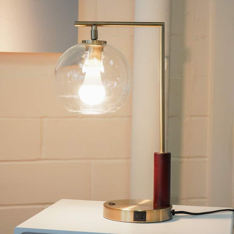 Modern Classic Villa Living Room Glass Table Light