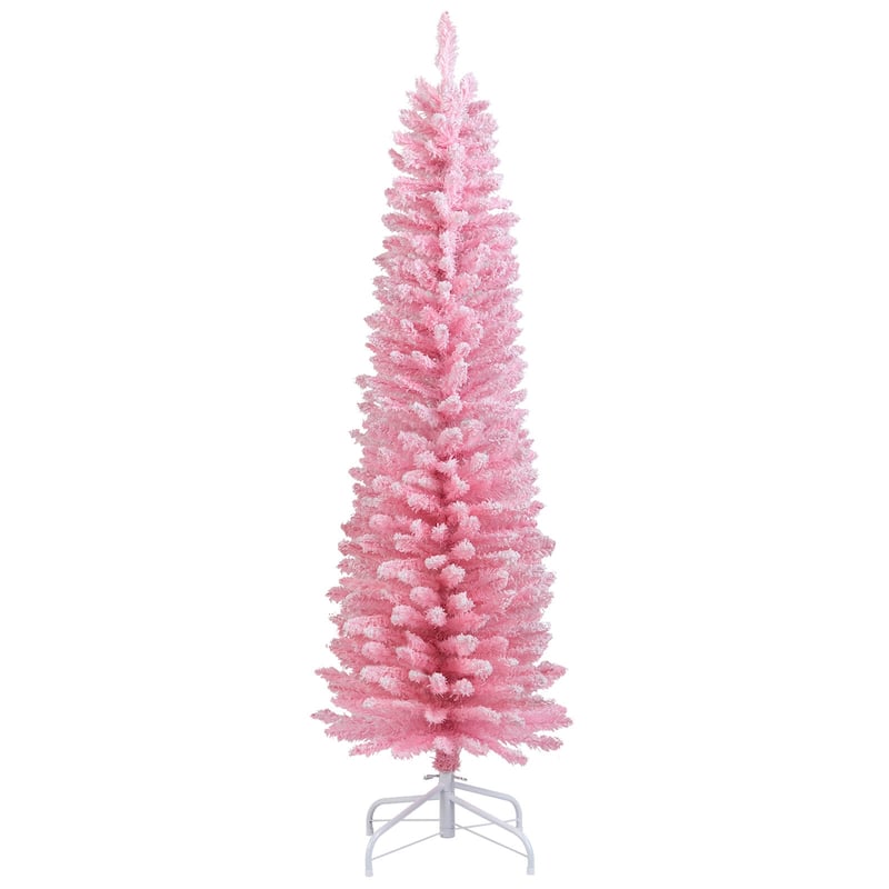 Costway 5/6 FT Artificial Christmas Tree with 328/460 Branch Tips & - See Details - 5 Foot