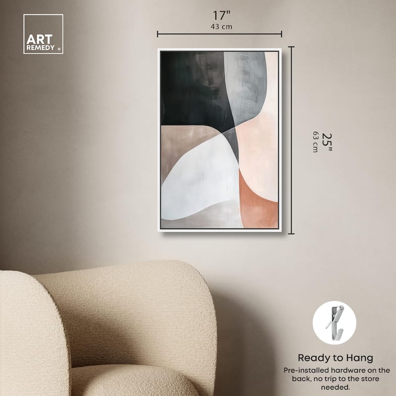 Curved Contour Canvas by Art Remedy