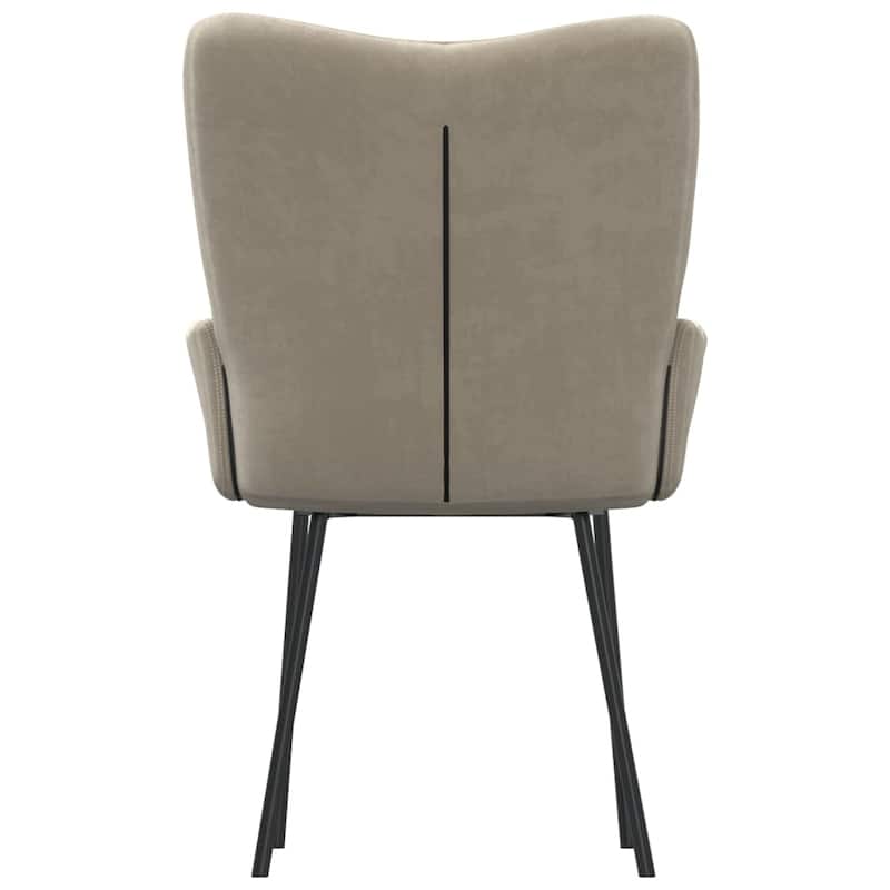 vidaXL Dining Chairs 2 Pcs Leisure Accent Armchair for Living Room Velvet - 21.7" x 22.4" x 32.1"