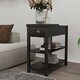 preview thumbnail 1 of 10, Filing Cabinets for Home Office, 2 Drawer Mobile File Cabinet with Lock,Vertical Locking File Cabinets with Wheel Brown