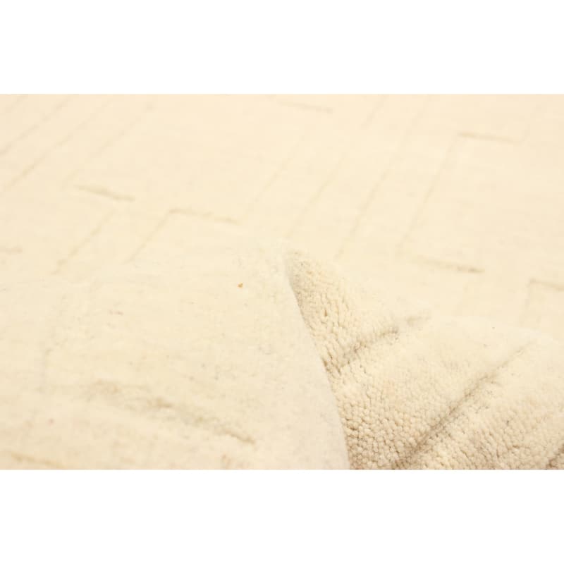 Kashkuli Gabbeh Cream Rug 5'0" x 5'0" - 5'0 x 5'0