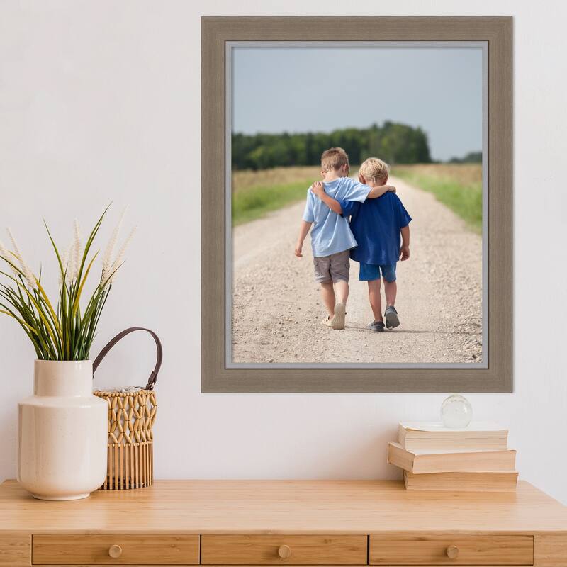 Eva Black Silver Narrow Framed Picture Frame, Photo Frame