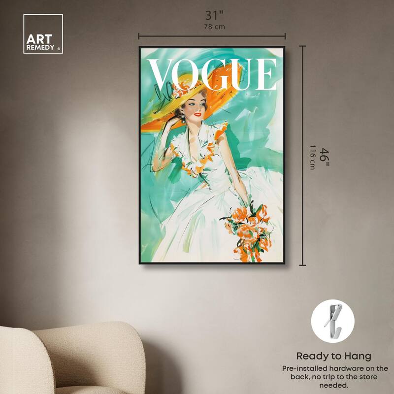 In the Summer Breeze Cover Canvas by Art Remedy