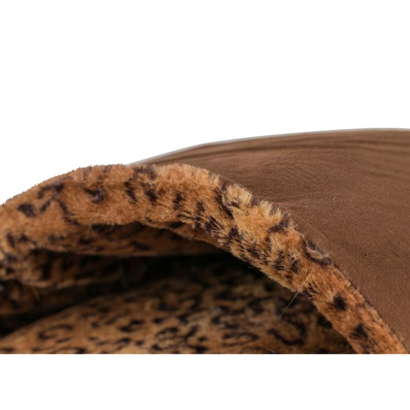 Cuddle Cave Cat Bed With Anti Slip Bottom for Cat Kitty Puppy Animalx, Cat Slipper Bed - 20"L x 20"W x 11"H