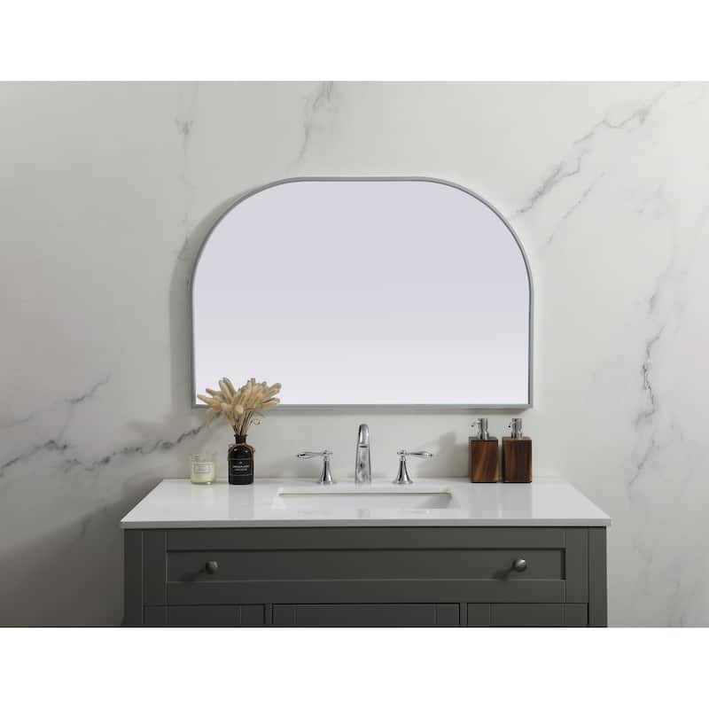 Elegant Lighting MR1B3624 Blaire 36" W x 24" H Modern Arched Bathroom