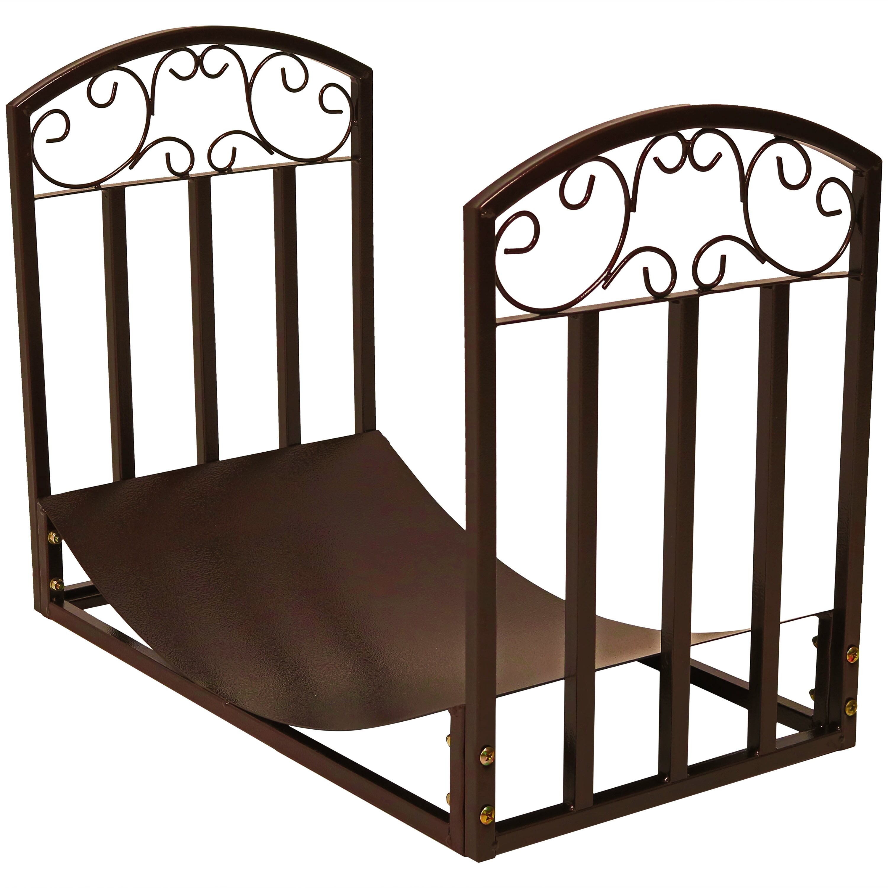 Shop Sunnydaze Bronze Heavy Duty Indoor Outdoor Designer Firewood