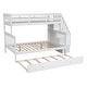 preview thumbnail 10 of 18, Twin-Over-Full Versatility Bunk Bed Kids Bed with Twin size Trundle, Storage and Guard Rail for Bedroom, Dorm