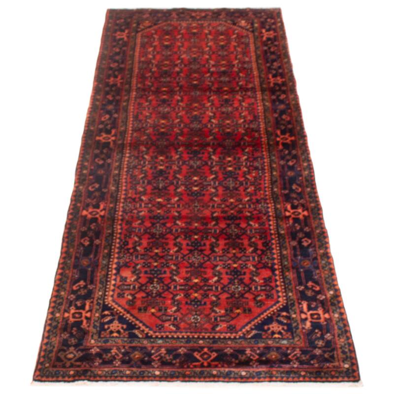 ECARPETGALLERY Hand-knotted Andelz Red Wool Rug - 3'5 x 9'8