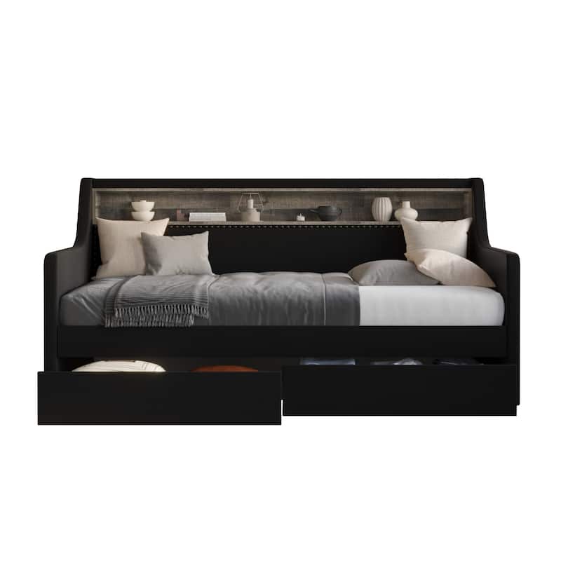 Brianna Upholstered Twin Daybed