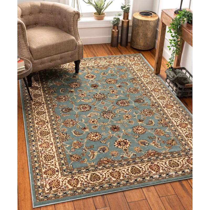 Well Woven Ariana Palace Light Blue Area Rug - 3'11" x 5'3"