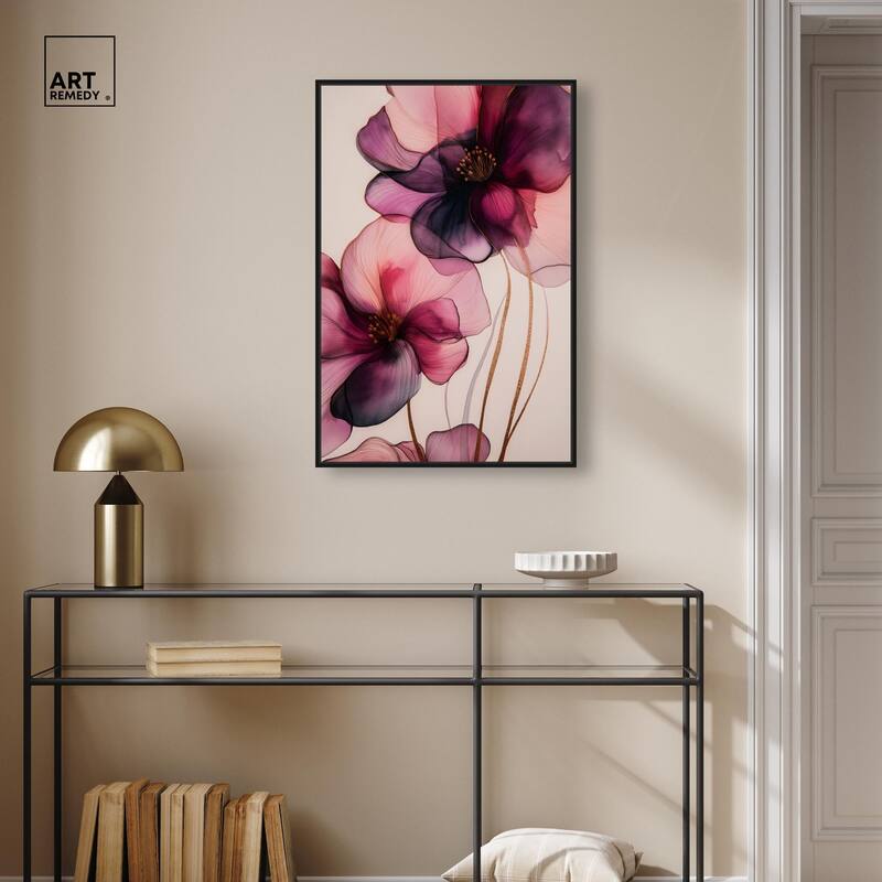 Velvet Verse III Canvas by Art Remedy