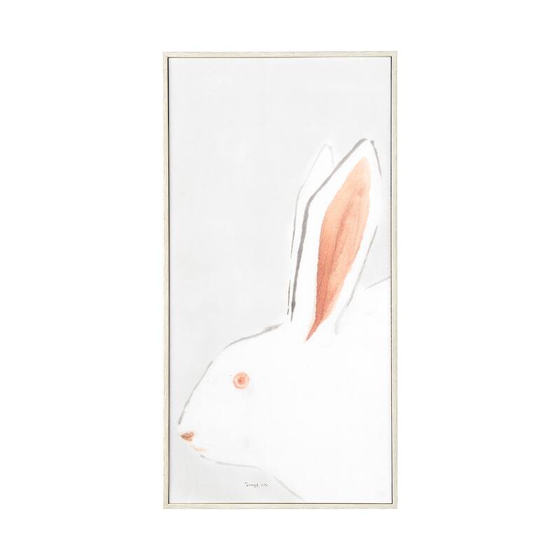 Rabit Gazing II Framed Art Print