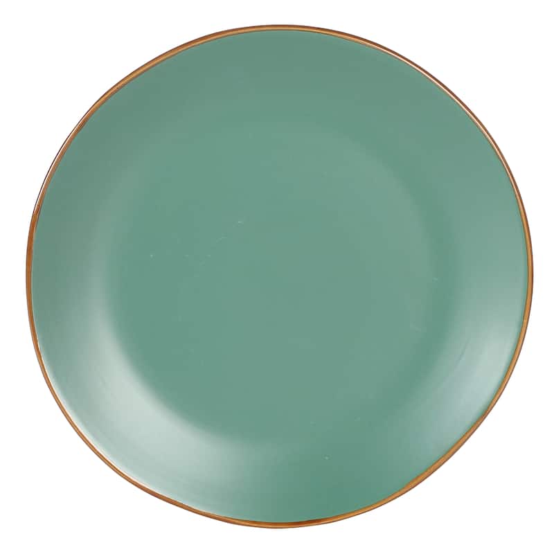 Gibson Home Hazeltine 16 Piece Plates and Bowls Dishes Stoneware Ceramic Dinnerware Set