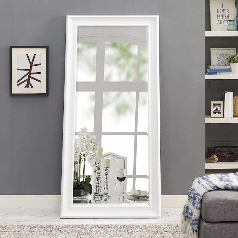Framed Full-Length Floor Mirror - Large Rectangle Standing Mirror, Full Body Mirror for Bedroom and Dressing Room