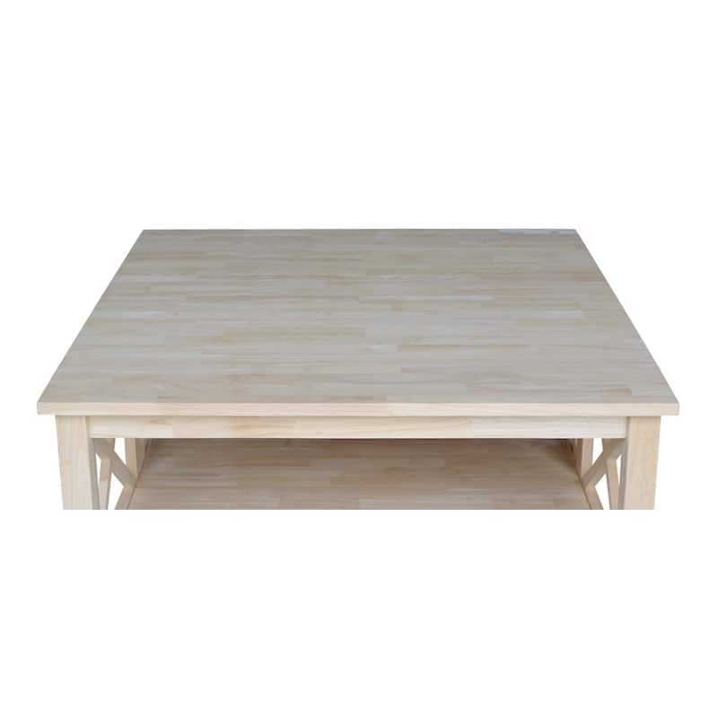 International Concepts Hampton Solid Wood Square Coffee Table - 36" x 36"