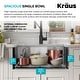 preview thumbnail 49 of 107, KRAUS Kore Workstation Farmhouse Apron Stainless Steel Kitchen Sink