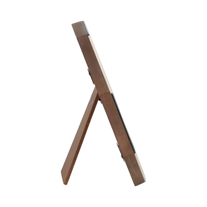 Resin Contemporary Octagon Photo Frame - Black