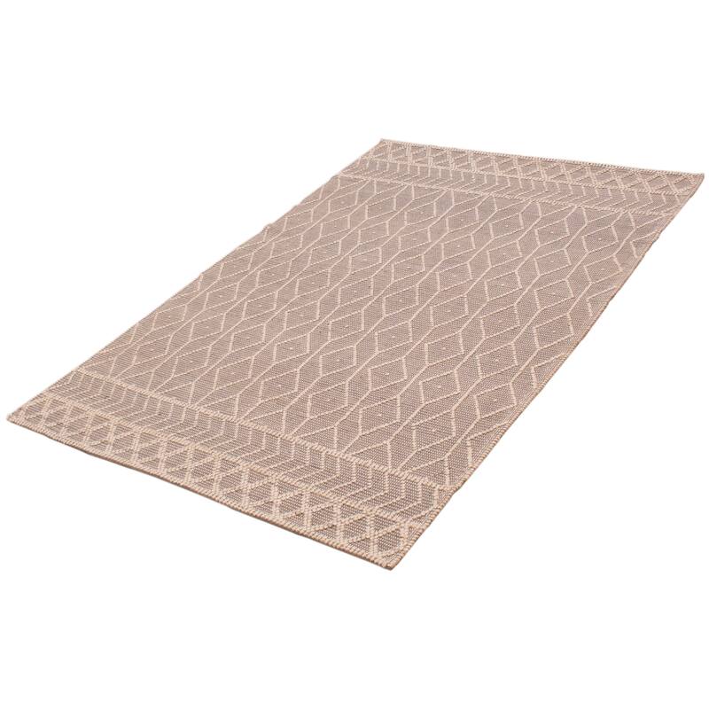 ECARPETGALLERY Braid weave Sienna Taupe Wool Rug - 5'11 x 8'10
