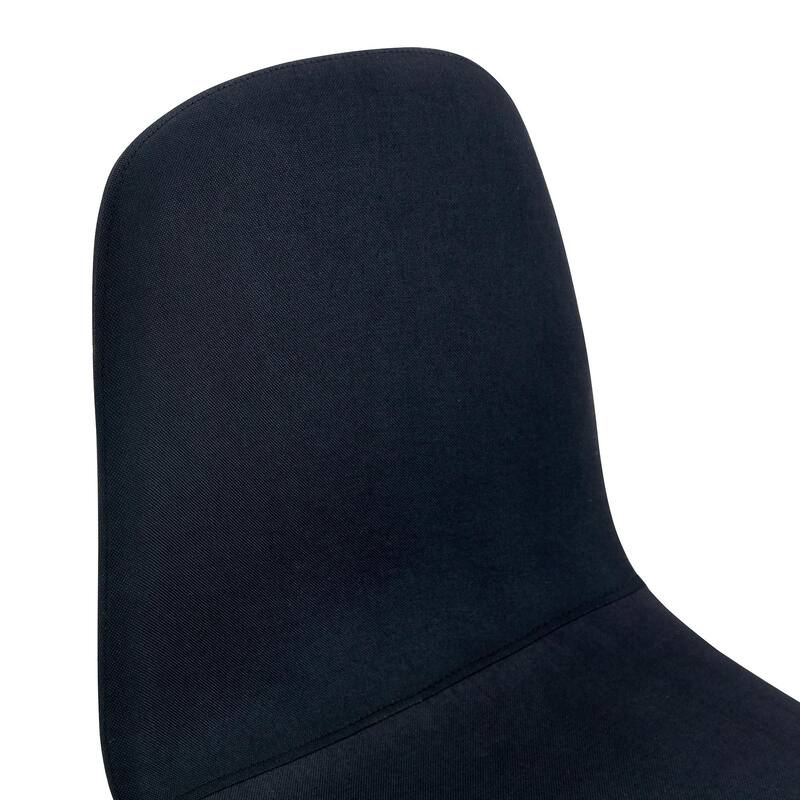 Luxury Simple Chair-Set Of 4 High Resilience Dining Chair With Metal Leg.Integral Metal Leg Architecture