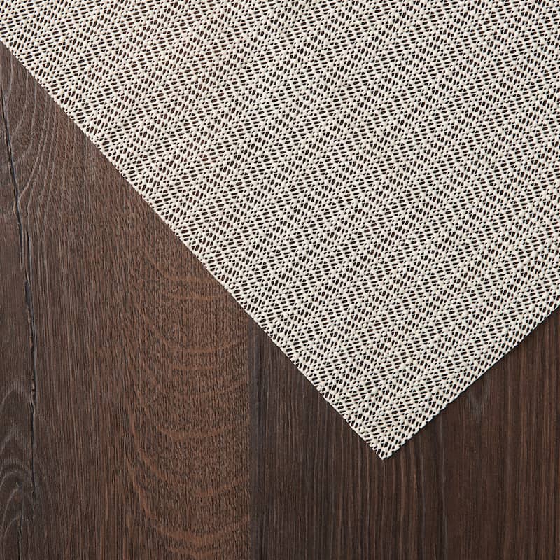 Nourison Ivory Cushioned Vinyl-coated Non-slip Rug Pad