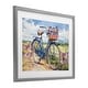 preview thumbnail 16 of 26, Stupell Patriotic Bike & Banners Under Glass Framed Design By Nicole DeCamp