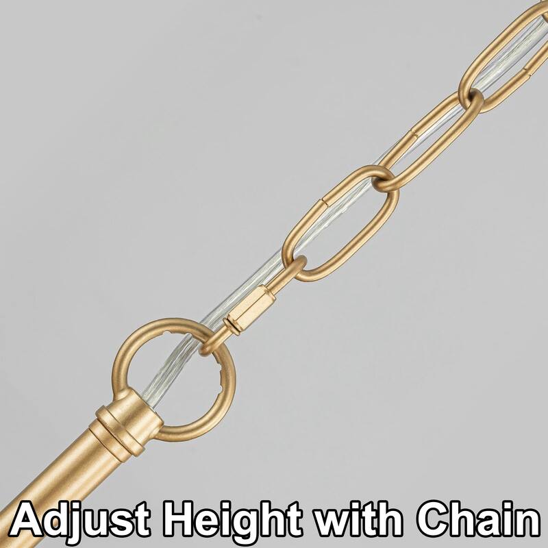 Starsky 4-light Rattan Hand-Woven Hemp Rope Chandelier