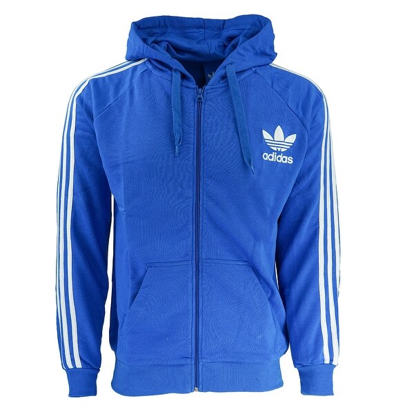 adidas trefoil zip hoodie