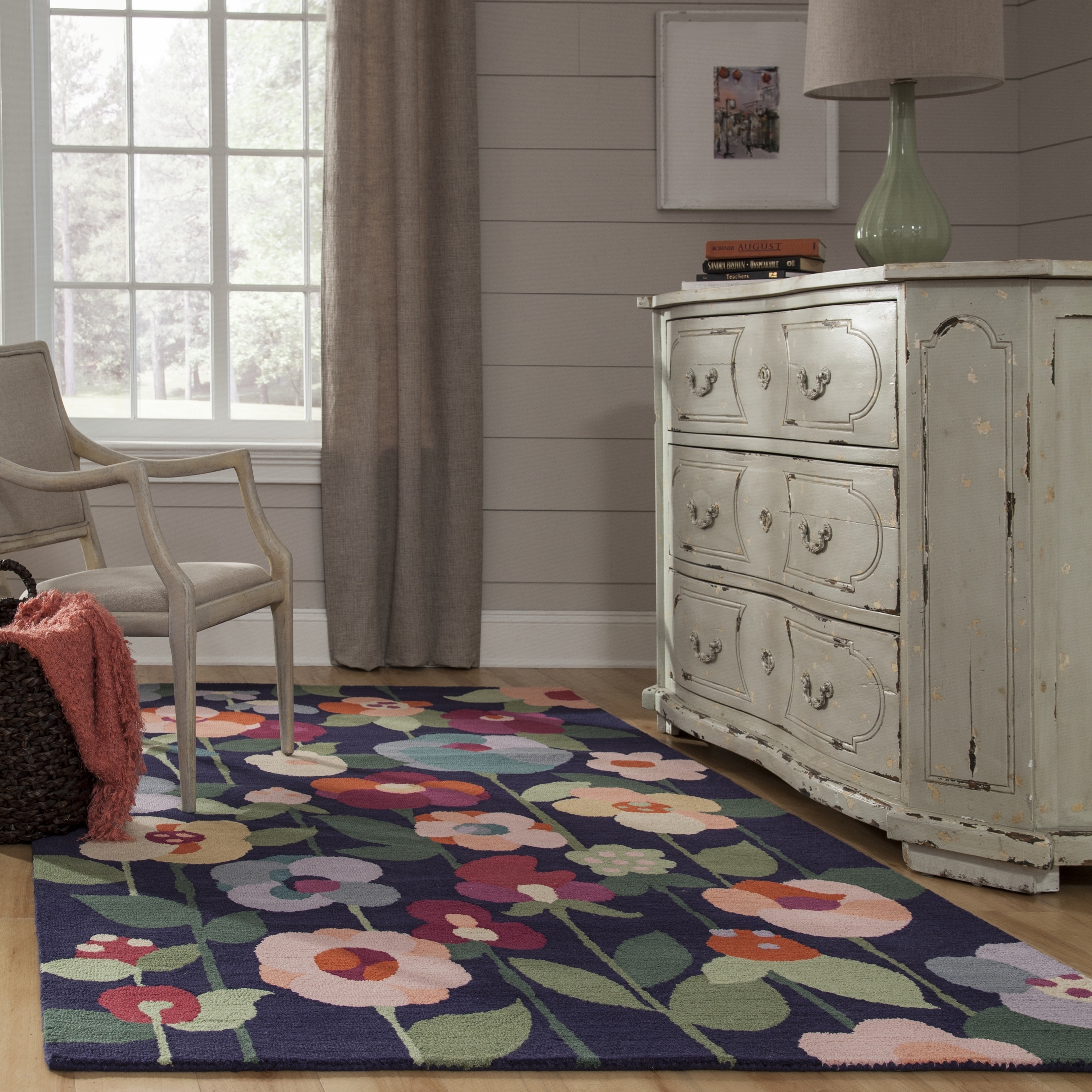Momeni Newport Hand Tufted Wool Floral Area Rug