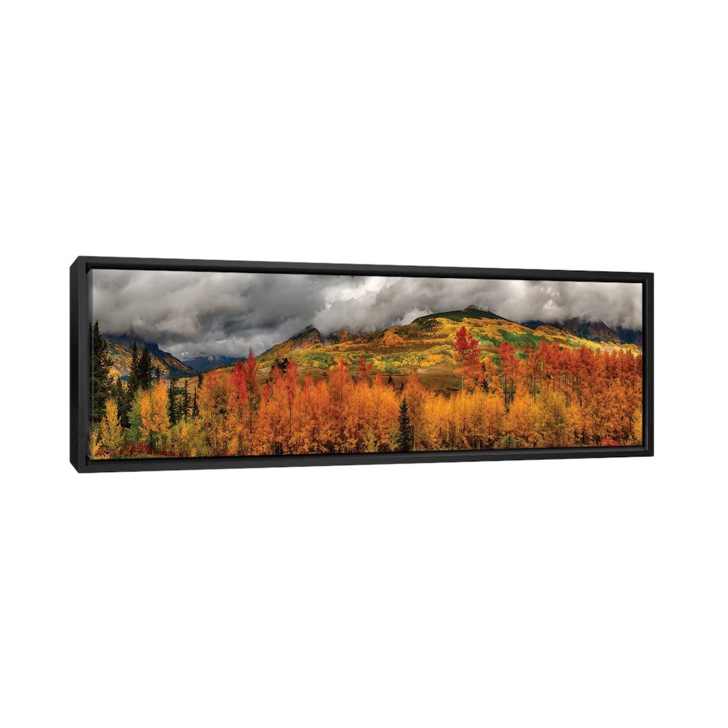 iCanvas "Autumn Scene At Crested Butte, Colorado" by OLena Art Framed Canvas Print