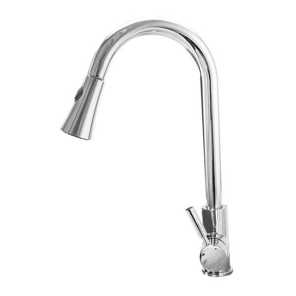 Cosmo Single-Handle Pull-Down Sprayer Kitchen Faucet with ...
