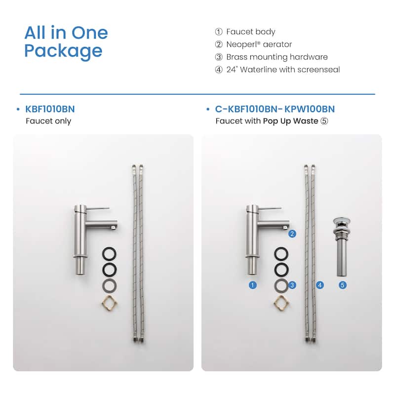 Luxury Single Hole Bathroom Faucet