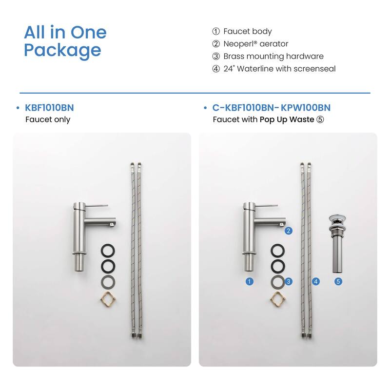 Luxury Single Hole Bathroom Faucet
