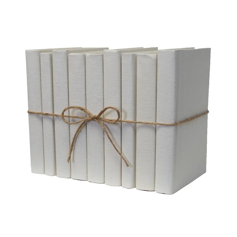 Books Off White Decorative Accessories: Sand Linen ColorPak