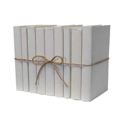 Books Off White Decorative Accessories: Sand Linen ColorPak