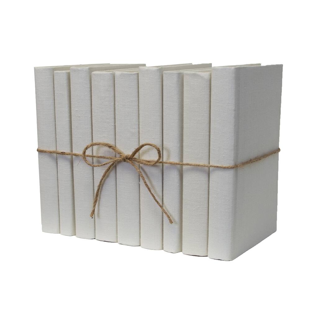 Books Off White Decorative Accessories: Sand Linen ColorPak