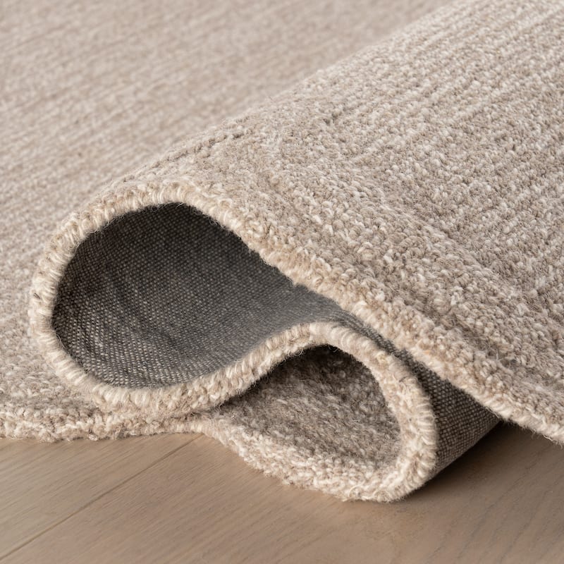 Nuloom Elira Solid Bordered Area Rug