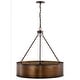 preview thumbnail 5 of 11, Kettle 5 Light Oversized Pendant with 60W Vintage Lamps Included