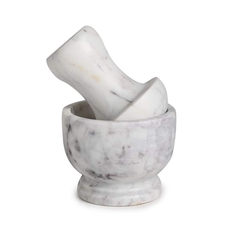 LP White Marble Mushroom Grinder - WHITE ST