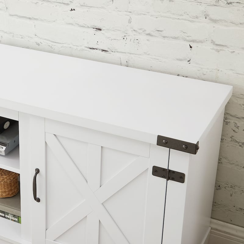 Modern Farmhouse TV Media Stand for TV Up to 70''