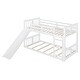 preview thumbnail 4 of 25, Twin Bunk Bed with Slide & Ladder