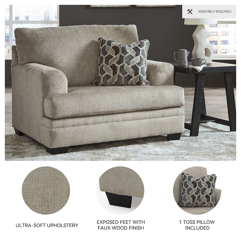 Signature Design by Ashley Stonemeade Oversized Chair - 50" W x 41" D x 39" H