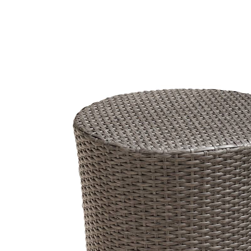 Christopher Knight Home Keaton Wicker Barrel Side Table