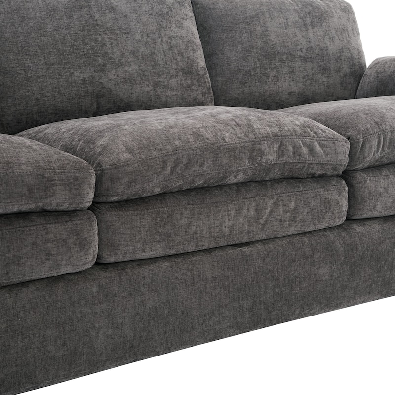 68.1" Chenille 2-Seater Sofa with Double-Layered Cushions for Living Room