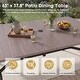 preview thumbnail 4 of 5, Oudoor Dinning Rectangular Table