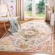 SAFAVIEH Crystal Floretta Vintage Boho Medallion Rug - 3' x 5' - Light Blue/Grey