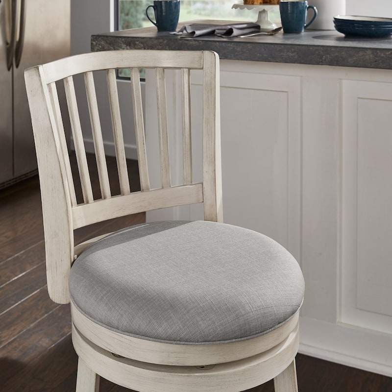 Menas Slat Black Swivel Chair by iNSPIRE Q Classic